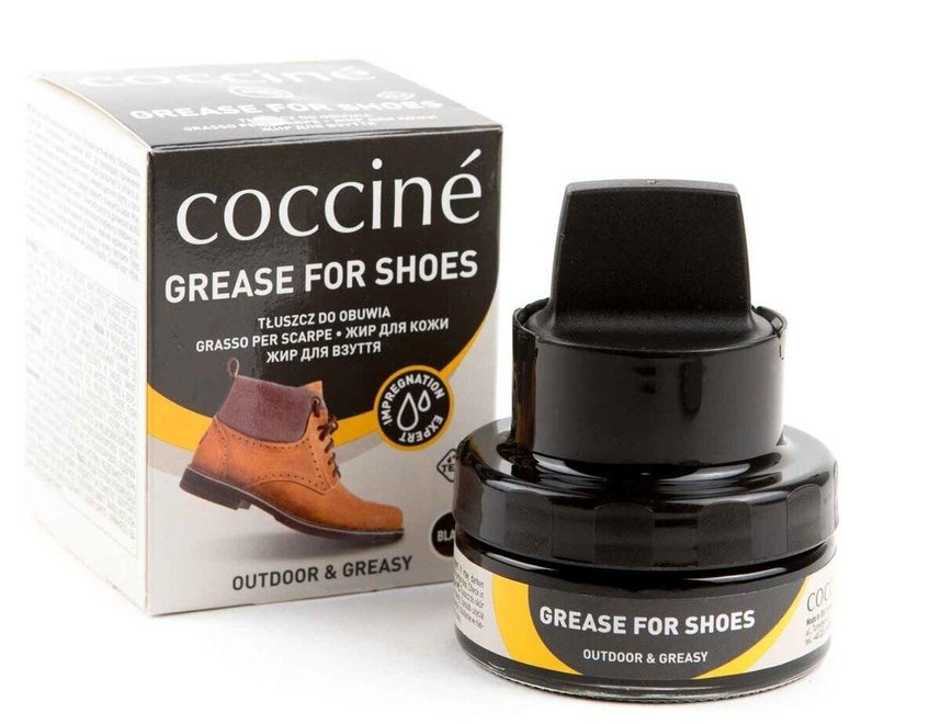 Жир для взуття Coccine Grease for shoes 55/29/50/02, 02 Black, 5904006089661