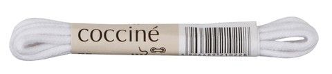 Шнурки бавовняні 75см Coccine білий 49978, Білий, 2, 2999860554311