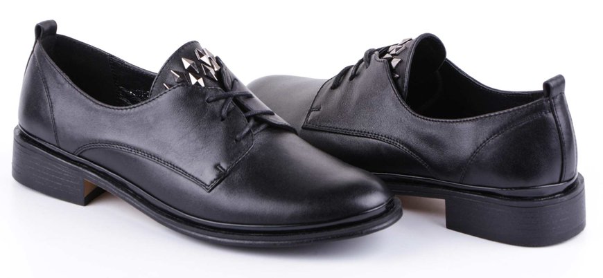 Жіночі туфлі на низькому ходу Geronea 19934, Черный, 37, 2999860278408