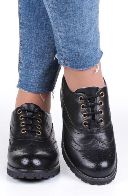 Жіночі туфлі на платформі Anemone 456, Черный, 41, 2956370016876