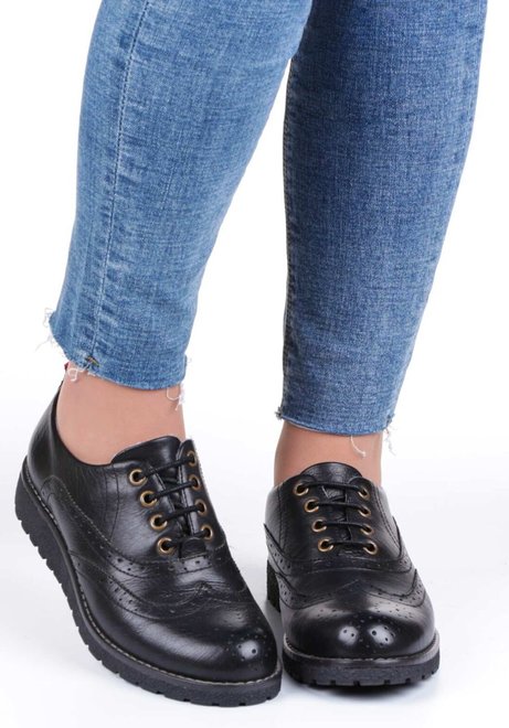 Женские туфли на платформе Anemone 456, Черный, 41, 2956370016876