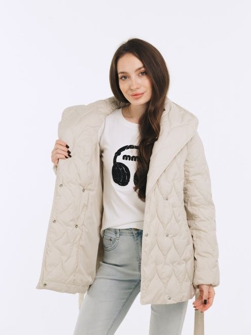 Куртка Vivilona 21 - 04382, Молочний, XL, 2999860740646