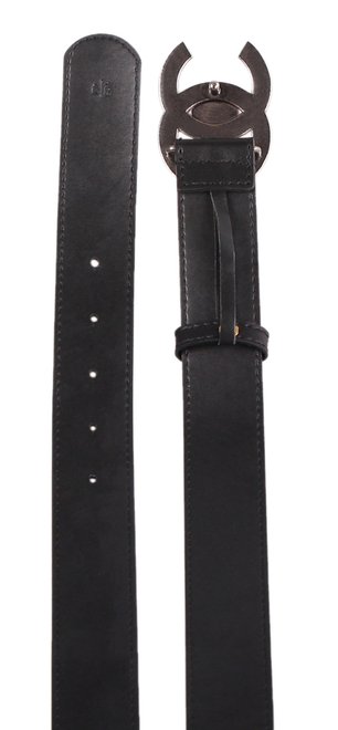 Женский кожаный ремень Chanel 42 - 64, Черный, 2999860321630