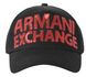 Кепка мужская Armani Exchange 411 - 18, Черный, One Size, 2973310178128