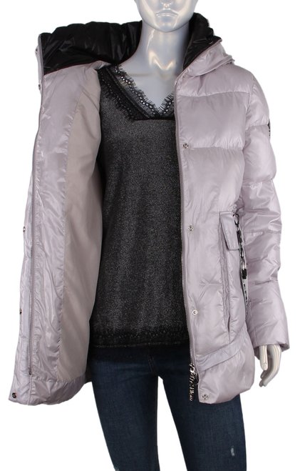 Женская зимняя куртка Hannan Liuni 21 - 04109, Серебро, 50, 2999860426373