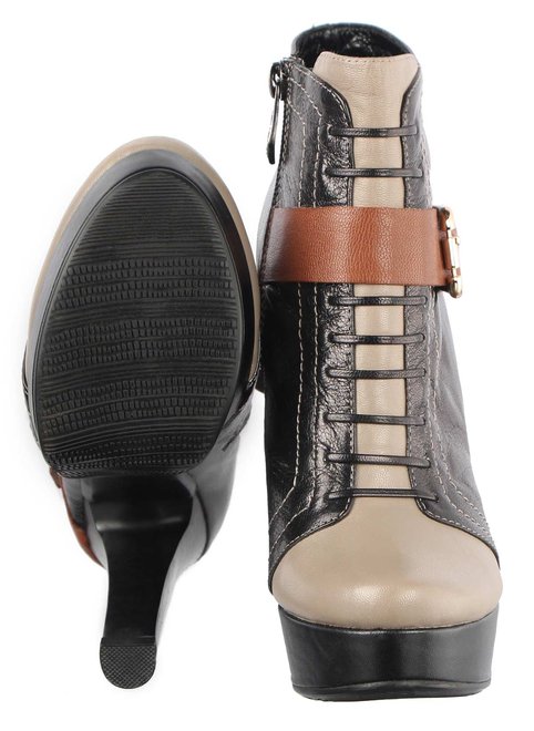 Женские ботинки на каблуке PP3 6658 - 208 36 размер
