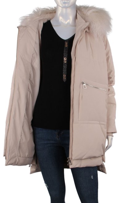 Женская зимняя куртка Vivilona 21 - 04102, Бежевый, L, 2999860420920