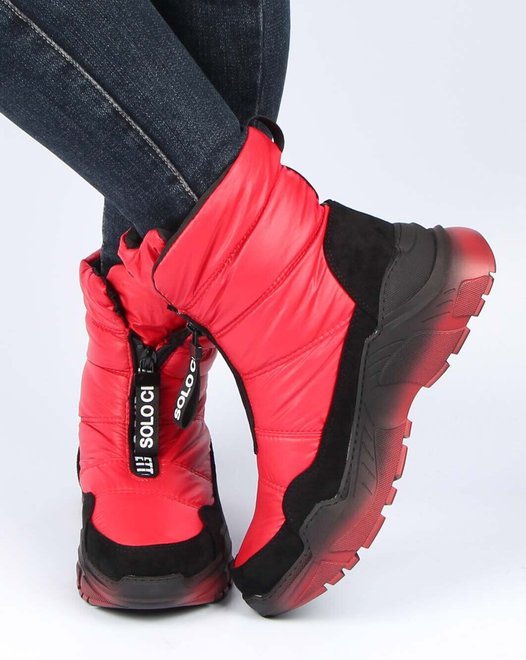 Женские зимние ботинки на платформе Meglias 195560, Красный, 36, 2999860346640