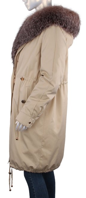Женская зимняя куртка Rr Designer 21 - 04060, Бежевый, 46, 2999860352405