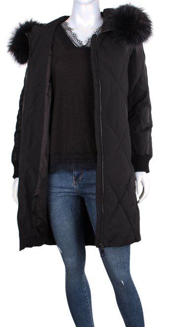 Пальто жіноче зимове Vivilona 21 - 1851, Черный, S, 2964340266220