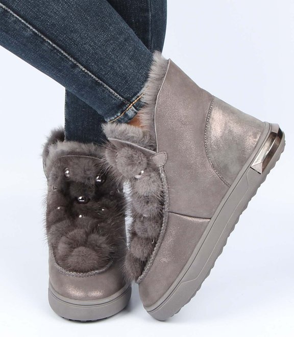 Женские зимние ботинки на низком ходу MM8 195557 36 размер
