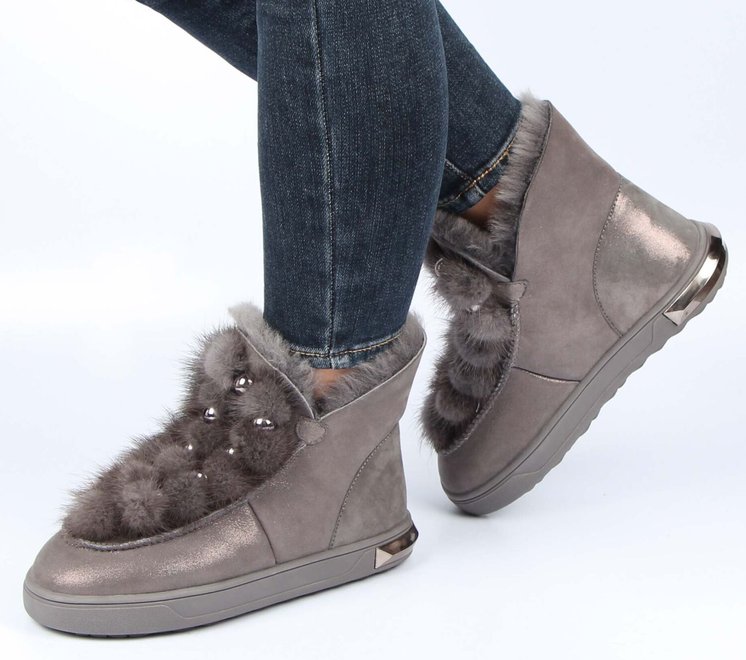 Жіночі зимові черевики на низькому ходу MM8 195557 36 розмір