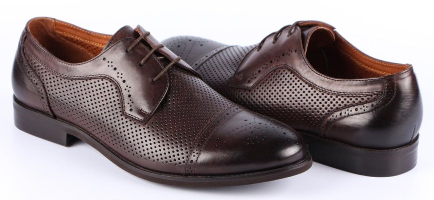 Чоловічі туфлі з перфорацією Lido Marinozzi 51361 41 розмір