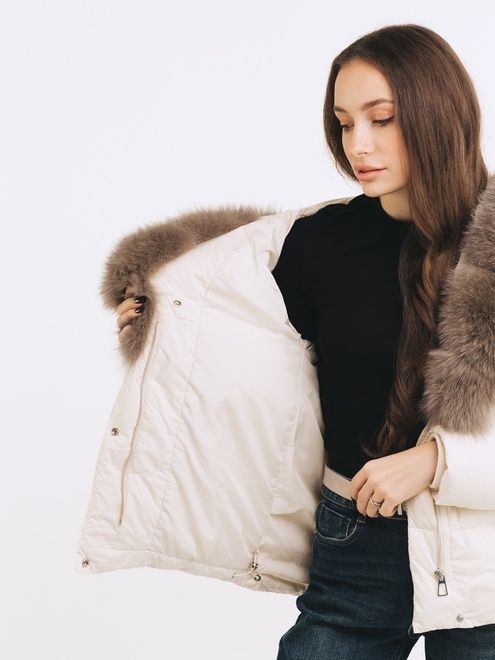 Куртка Vivilona 21 - 04351, Молочний, L, 2999860730654