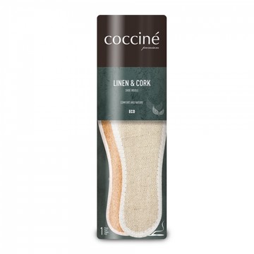 Устілки для взуття Coccine Linen & Cork 665/32, Бежевий, 37/38, 2999860487640