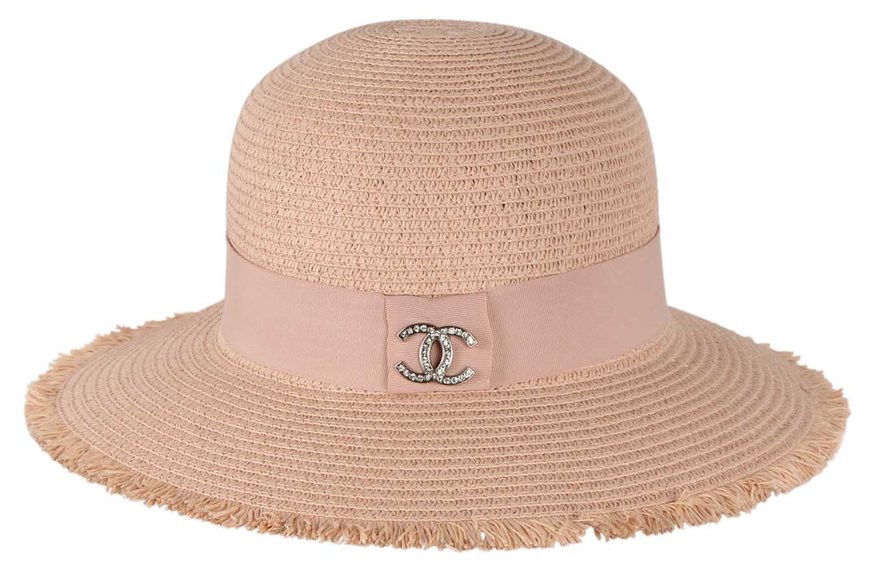 Шляпа женская Chanel 415 - 20, Розовый, One Size, 2999860321487