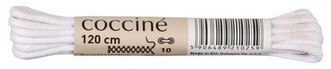 Шнурки вощеные 120см Coccine белый 49954, Белый, 2, 2999860536638