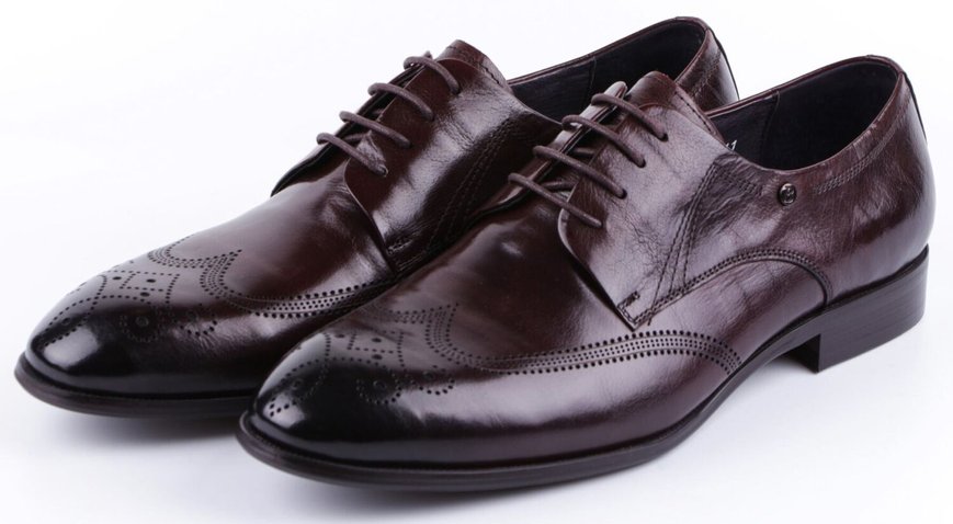 Мужские классические туфли Bazallini 19776, Бордовый, 40, 2964340268750