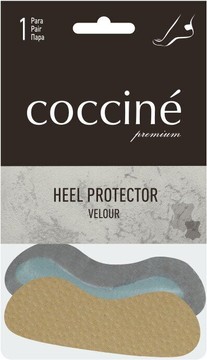 Запяточник Coccine Velour Heel Protector 665/90/05, Бежевый, 5907546513610