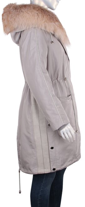 Жіноча зимова куртка Rr Designer 21 - 04059, Сірий, 42, 2999860352351