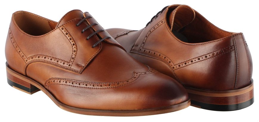 Мужские классические туфли Fabio Conti 6749, Коричневый, 43, 2973310081084