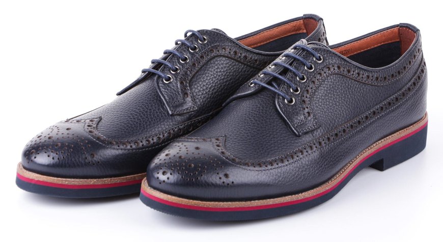 Мужские классические туфли Lido Marinozzi 195129, Синий, 43, 2999860292381