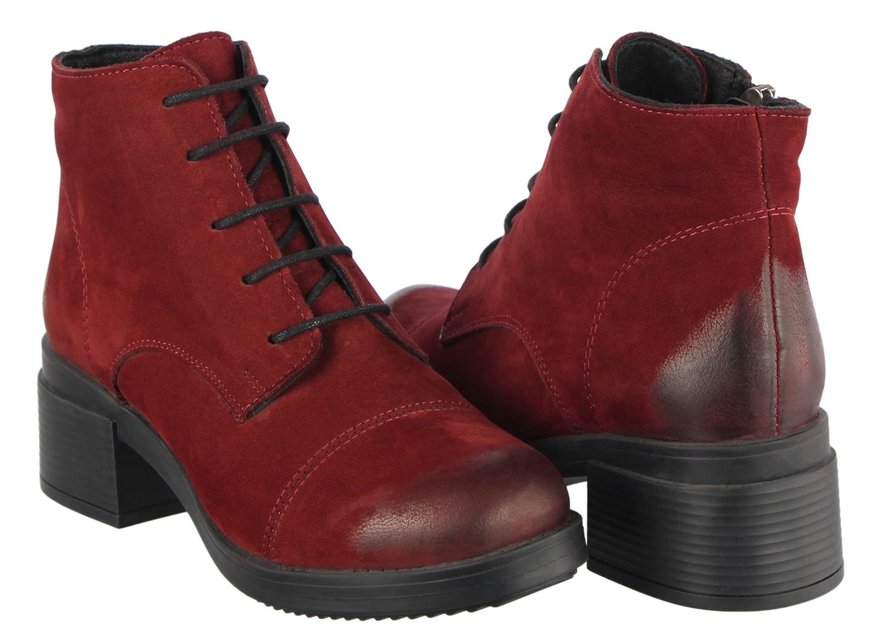 Женские ботинки на каблуке buts 34001 - 2 38 размер
