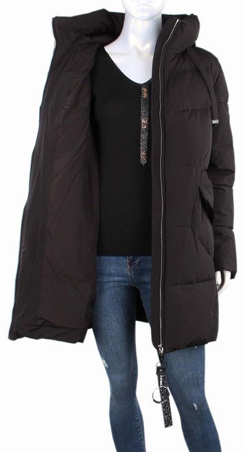Пальто жіноче зимове Hannan Liuni 21 - 18015, Черный, 54, 2999860427059