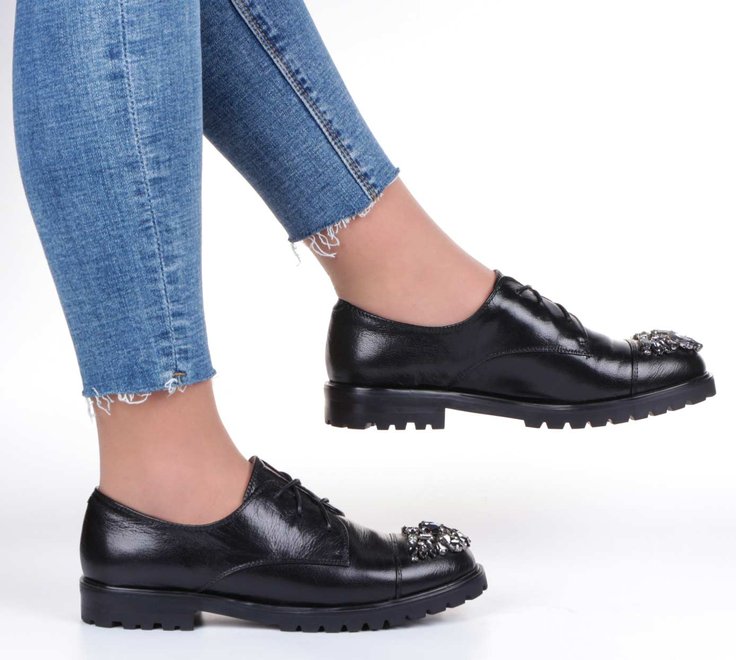 Женские туфли на низком ходу Maria Moro 20181, Черный, 39, 2956370014971