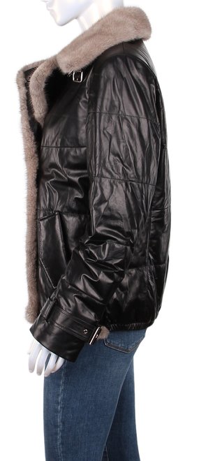 Шкіряна жіноча куртка Verramani 21 - 04105, Черный, 46, 2999860421279