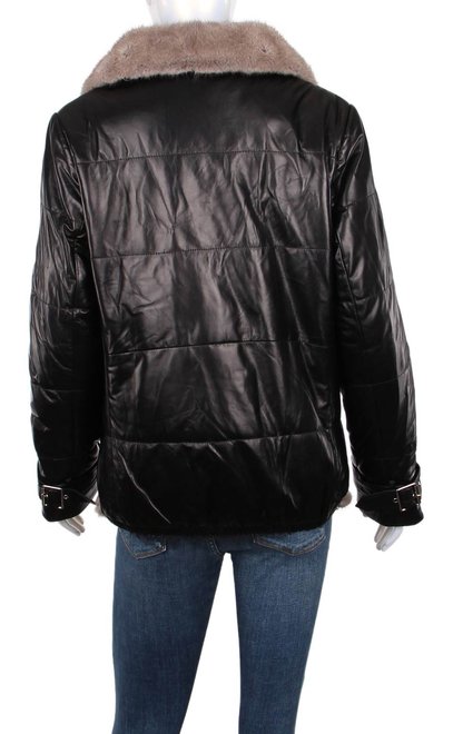 Шкіряна жіноча куртка Verramani 21 - 04105, Черный, 46, 2999860421279