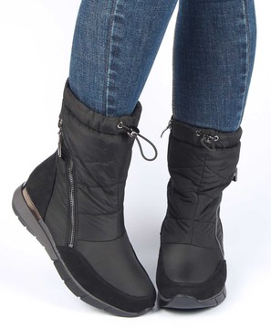 Женские зимние ботинки на низком ходу Meglias 195280, Черный, 37, 2999860326338