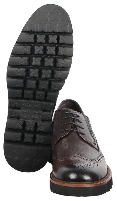 Чоловічі класичні туфлі Cosottinni 195293, Коричневий, 45, 2999860327342