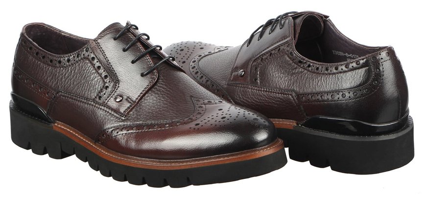 Чоловічі класичні туфлі Cosottinni 195293, Коричневий, 45, 2999860327342