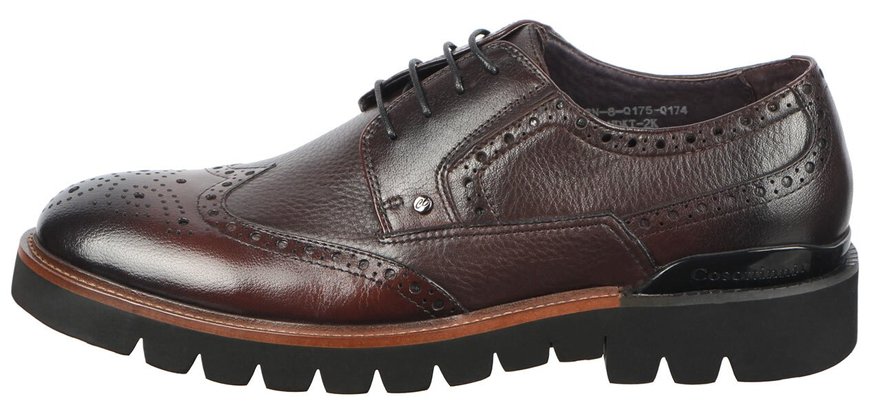 Чоловічі класичні туфлі Cosottinni 195293, Коричневий, 44, 2999860327335