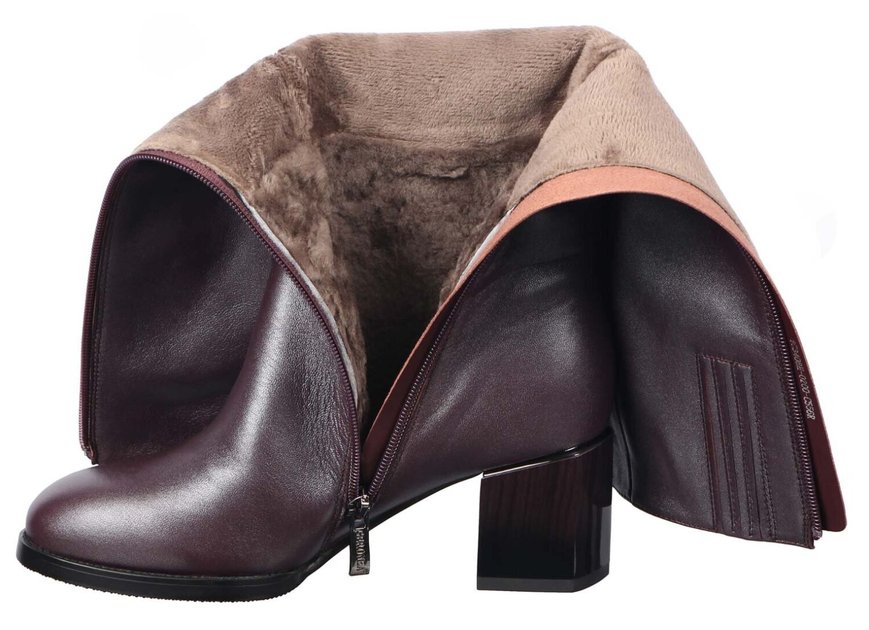 Жіночі зимові чоботи на підборах Geronea 195397 36 розмір