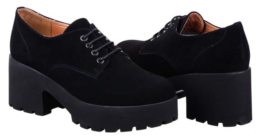 Женские туфли на платформе Deenoor 692, Черный, 40, 2956370020781