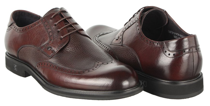 Чоловічі класичні туфлі Cosottinni 196681, Коричневий, 41, 2999860429374