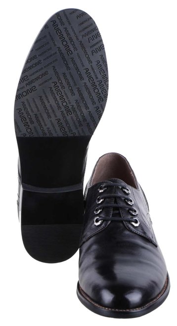 Женские туфли на низком ходу Anemone 6046, Черный, 37, 2956370017880