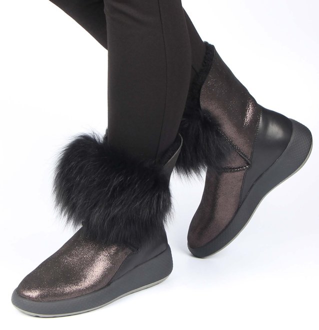 Жіночі зимові черевики на платформі Deenoor 923203 37 розмір