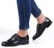 Жіночі туфлі на низькому ходу Anemone 6046, Черный, 37, 2956370017880