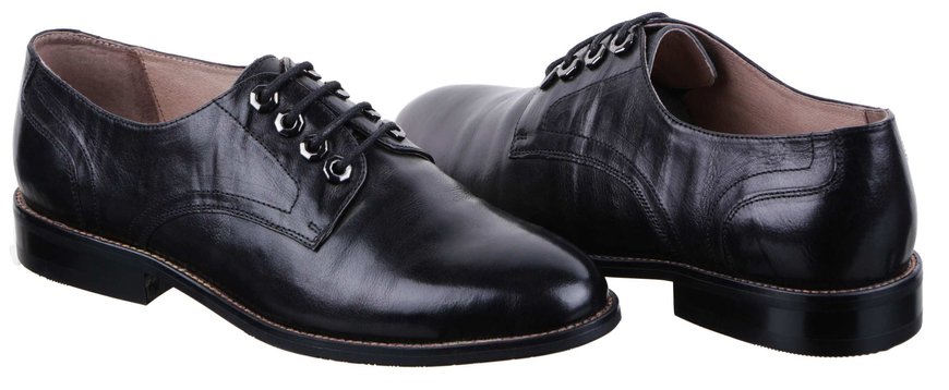 Жіночі туфлі на низькому ходу Anemone 6046, Черный, 36, 2956370017873