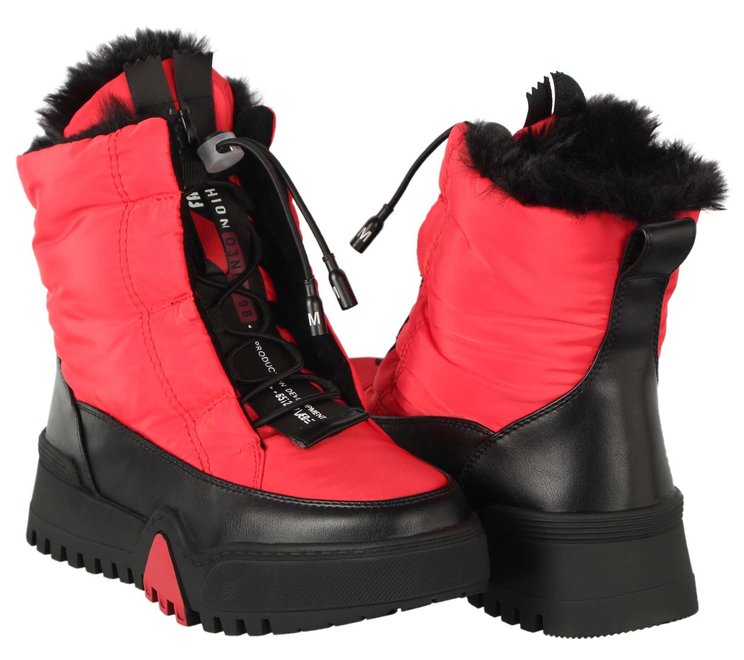 Жіночі зимові черевики на платформі Meglias 196723, Червоний, 36, 2999860431605