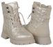 Жіночі зимові черевики на низькому Meglias 197511, Бежевий, 36, 2999860494013
