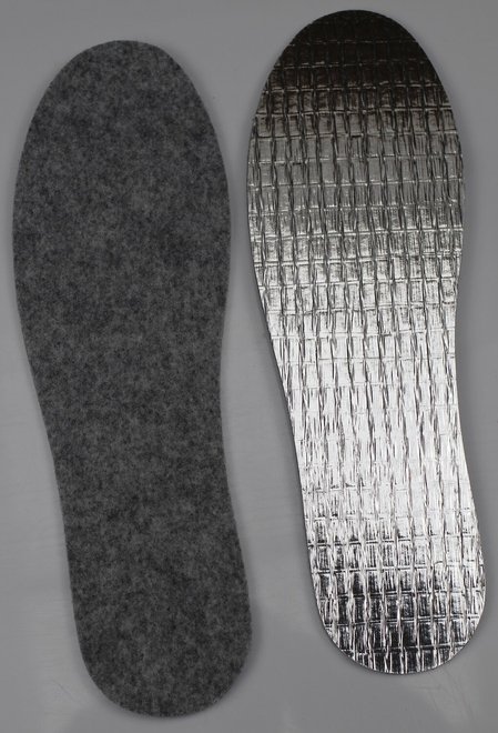 Устілки для взуття Coccine Aluminium Silver 665/46, Сірий, 44, 2973310099591
