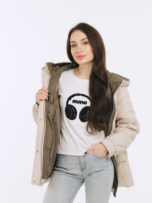 Куртка Vivilona 21 - 04396, Молочний, S, 2999860741384