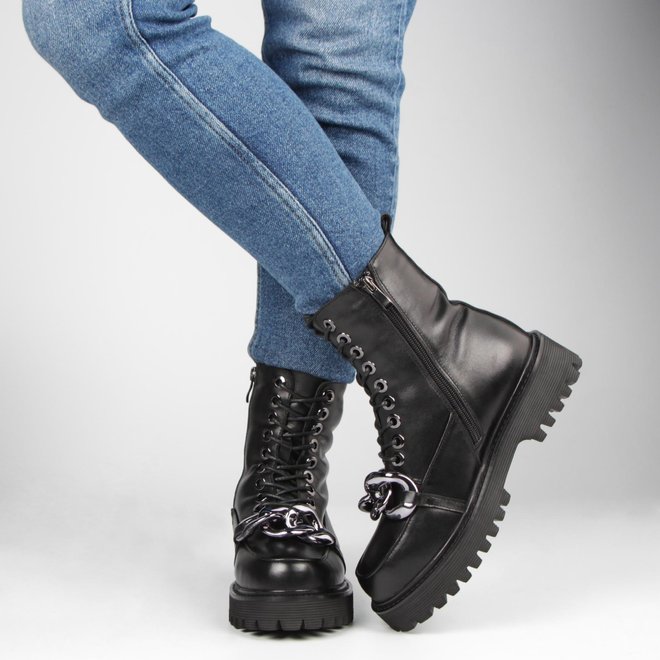 Женские зимние ботинки на низком ходу Oeego 197549 38 размер