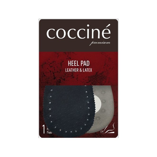 Подпяточник Coccine Heel Pad Latex & Peccary 665/94/02/02 (М), Черный, M, 5906489218729