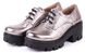 Жіночі туфлі на платформі Lottini 2721, Серебро, 37, 2956370021276