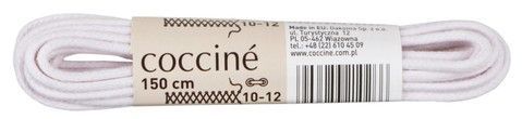 Шнурки вощеные 150см Coccine белый 49938, Белый, 3, 2999860536478